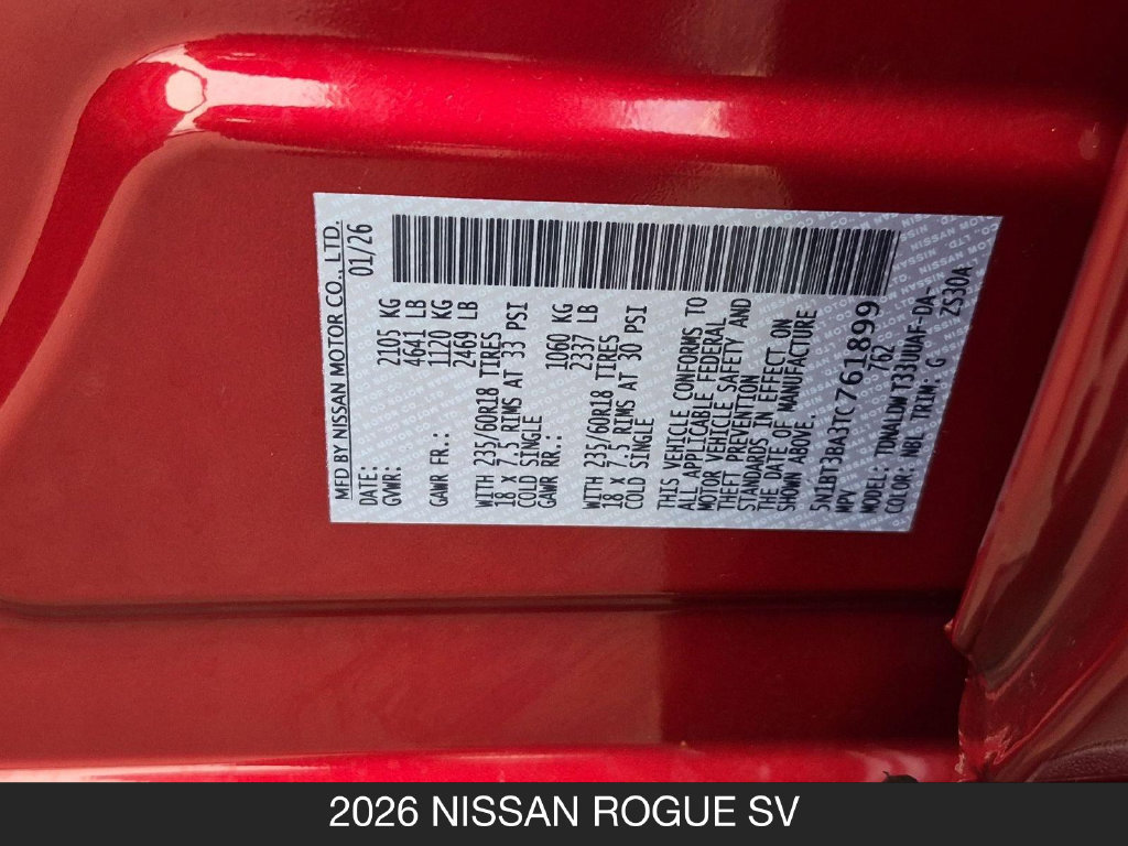 Certified 2026 Nissan Rogue SV w/ Cold Weather Package FWD image 25
