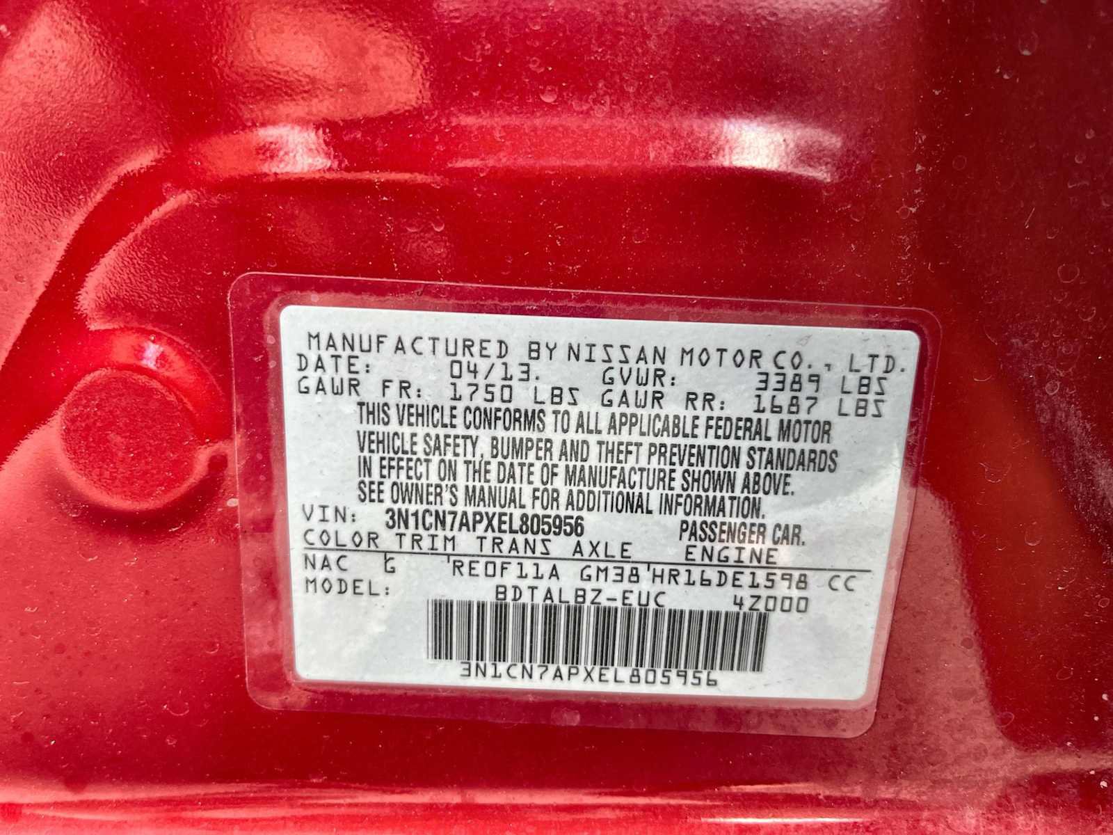 Used 2014 Nissan Versa SV FWD image 23