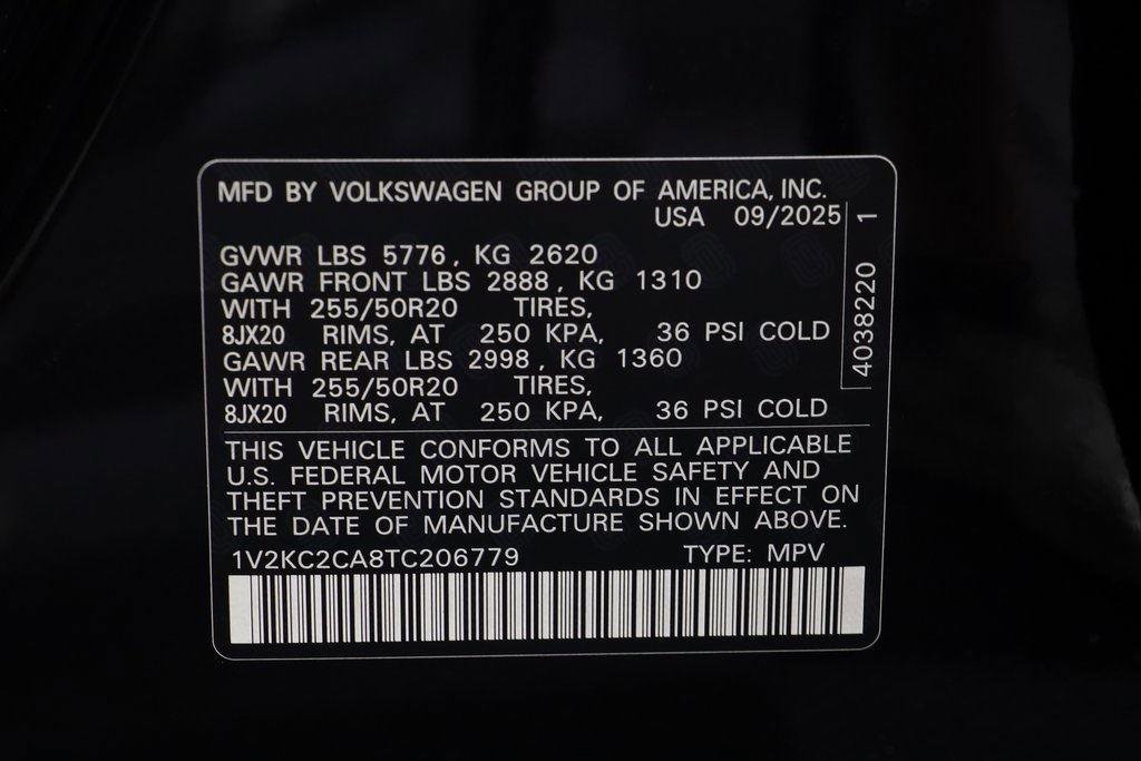 New 2026 Volkswagen Atlas Cross Sport SE image 23