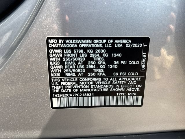 Used 2023 Volkswagen Atlas Cross Sport SE AWD/4WD image 34