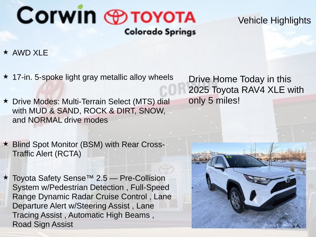 Used 2025 Toyota RAV4 XLE image 7