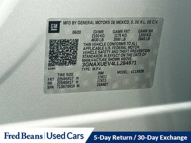 Used 2020 Chevrolet Equinox LT AWD/4WD image 39