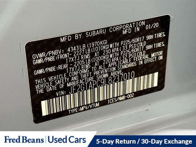 Used 2020 Subaru Crosstrek 2.0i Premium image 31