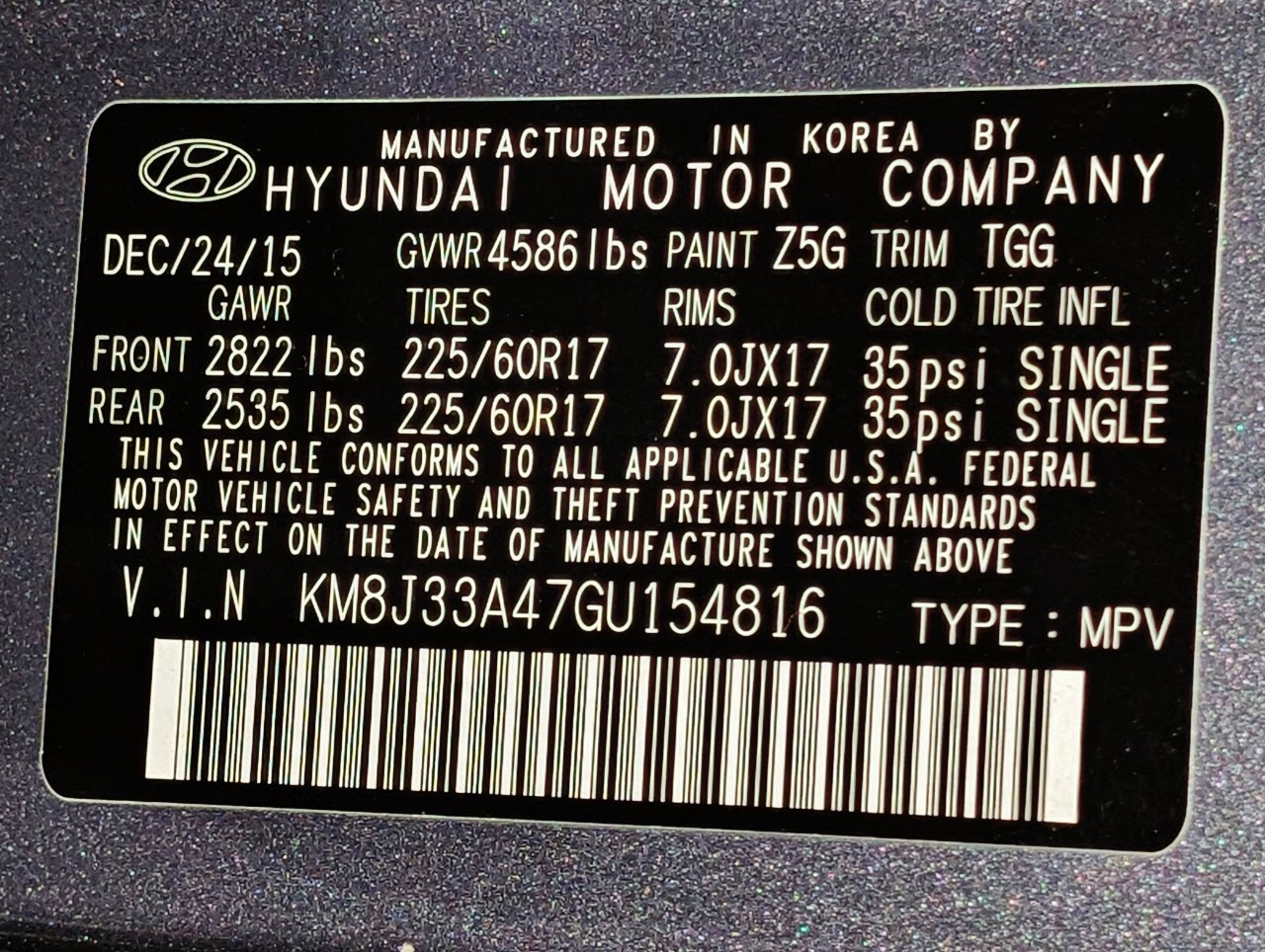 Used 2016 Hyundai Tucson SE w/ Option Group 02 image 55