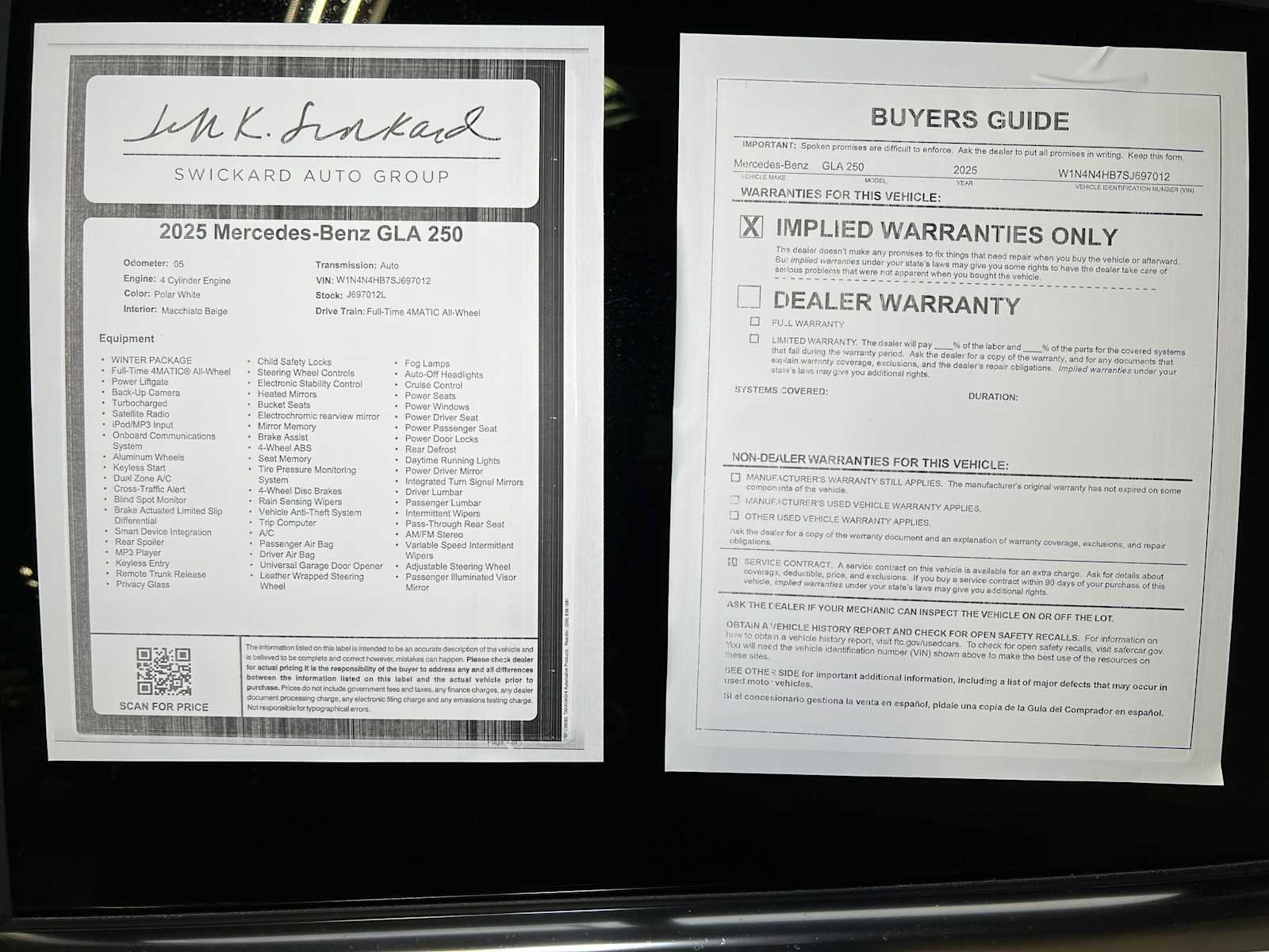 Certified 2025 Mercedes-Benz GLA 250 4MATIC image 37