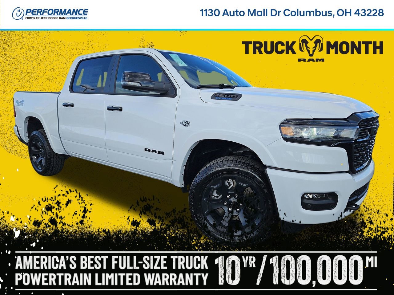 New 2026 RAM 1500 4x4 Crew Cab