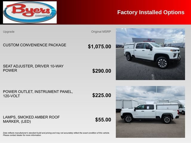 Used 2023 Chevrolet Silverado 2500 Custom w/ Custom Convenience Package AWD/4WD image 10