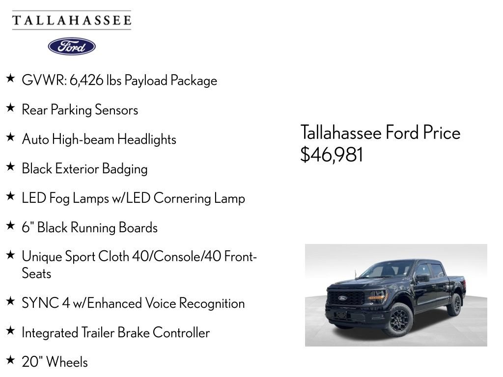 Used 2025 Ford F150 STX w/ STX Black Appearance Package image 7