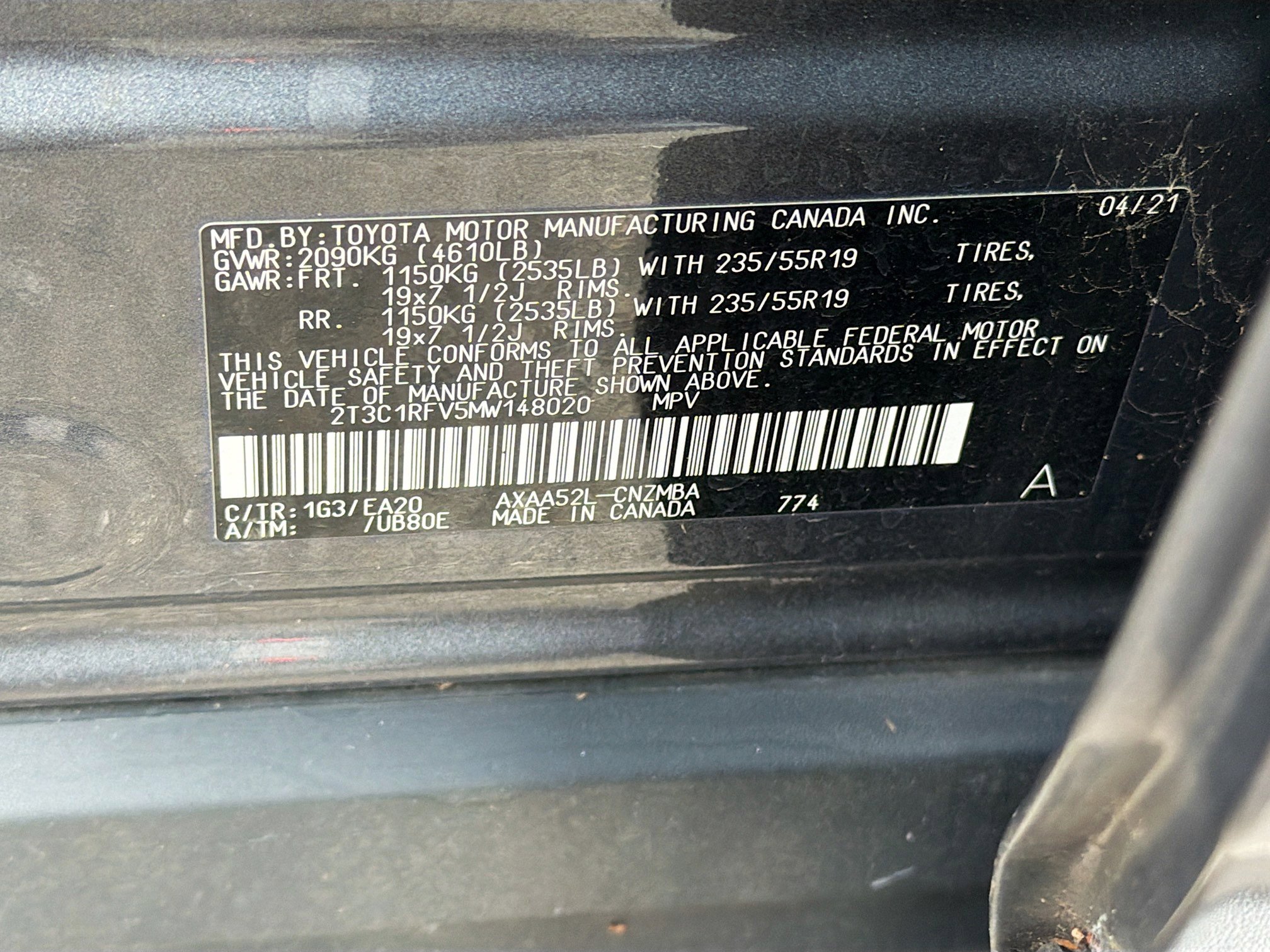 Used 2021 Toyota RAV4 XLE Premium image 43