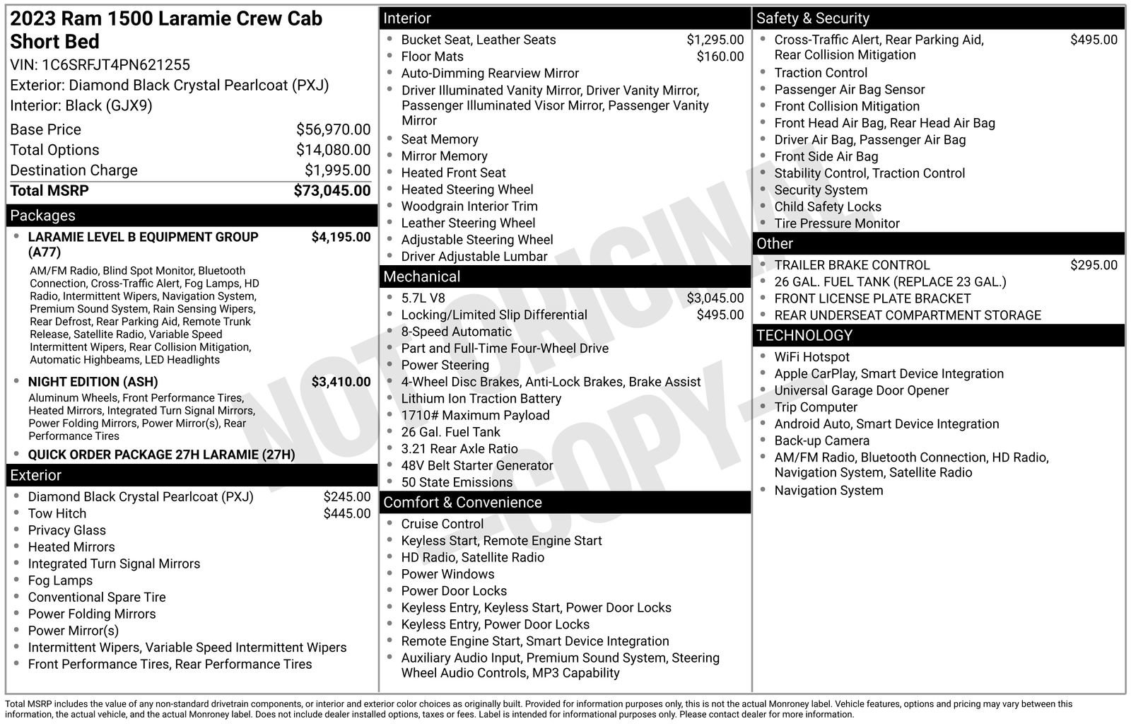 Used 2023 RAM 1500 Laramie AWD/4WD image 32