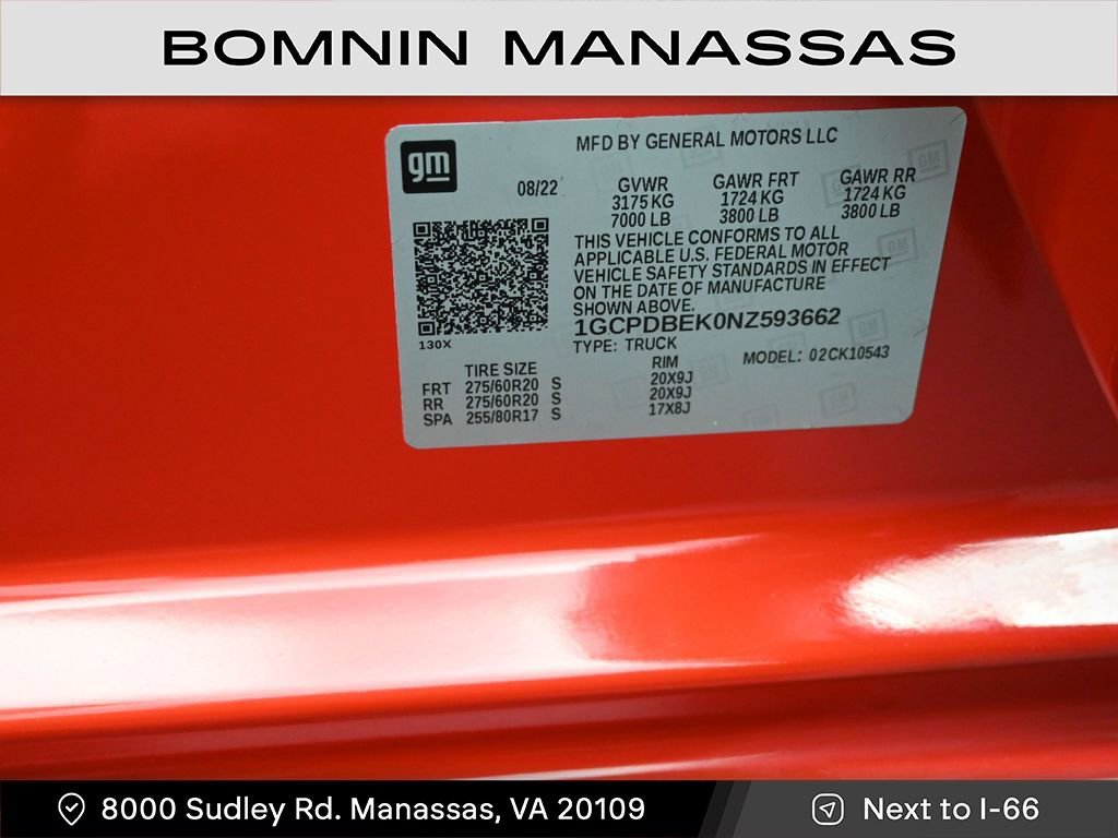 Used 2022 Chevrolet Silverado 1500 Custom image 18