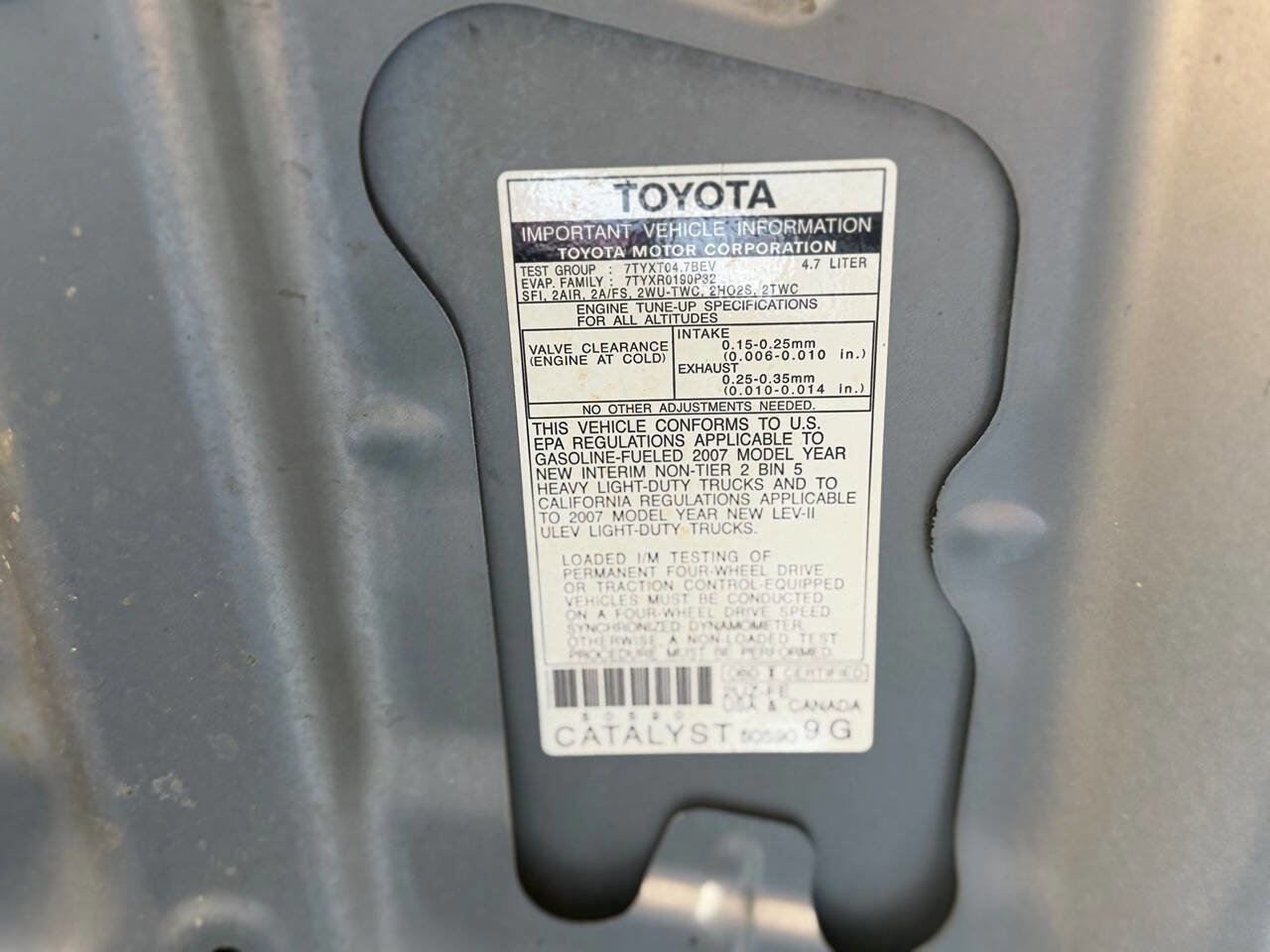 Used 2007 Toyota Tundra 4x4 Regular Cab image 66
