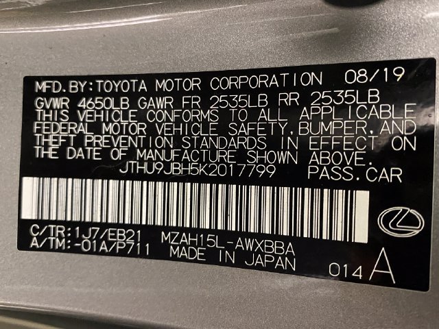 Used 2019 Lexus UX 250h F Sport w/ F Sport Premium Package AWD/4WD image 24