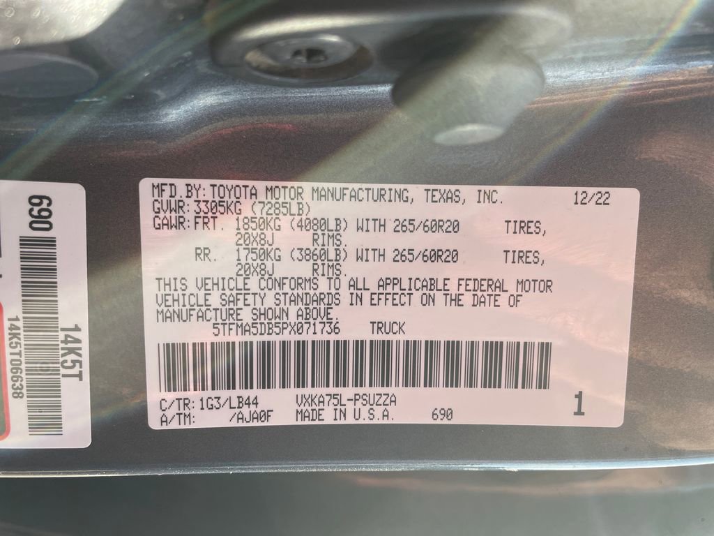 Used 2023 Toyota Tundra 1794 Edition image 32