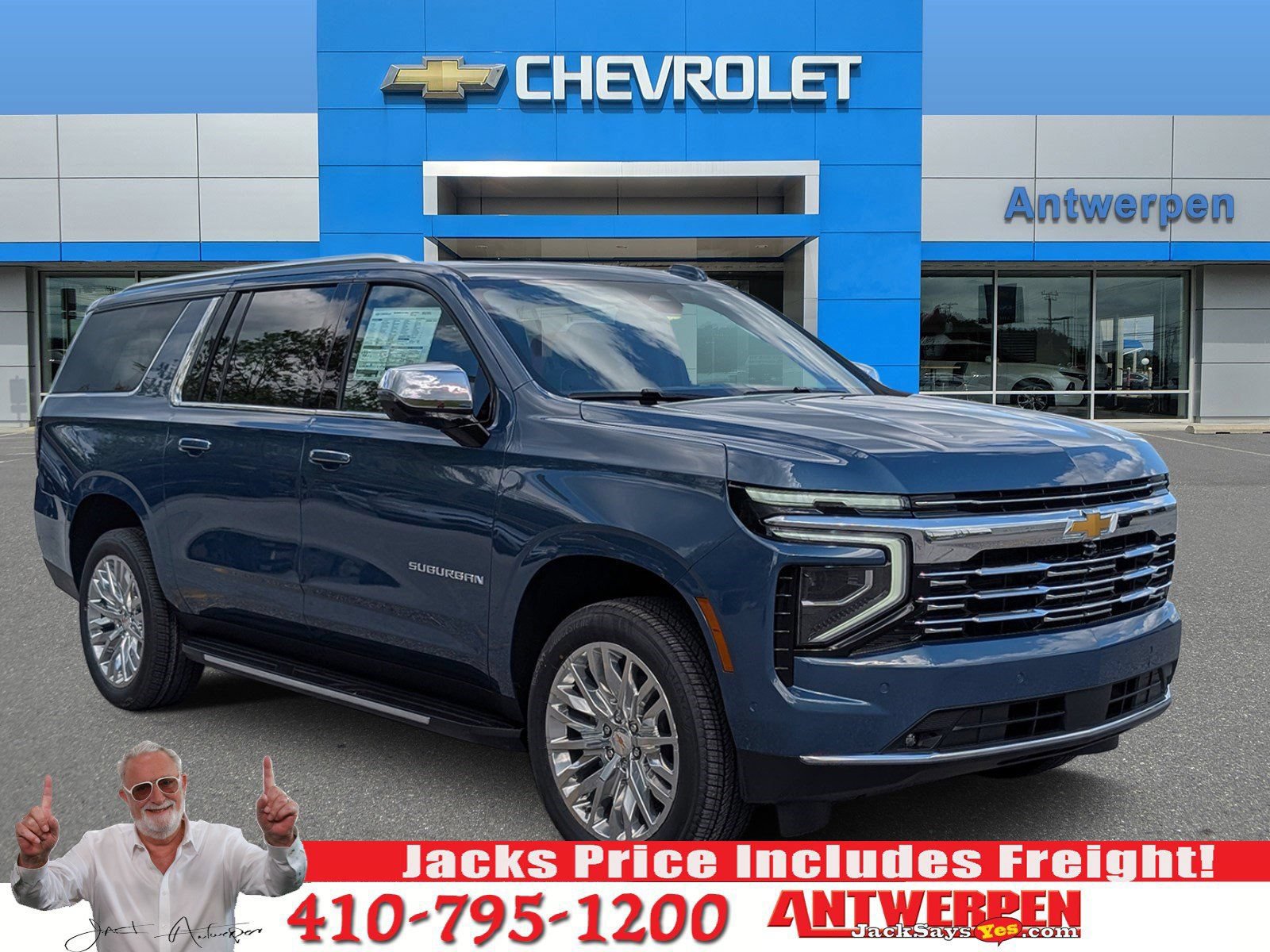 New 2026 Chevrolet Suburban Premier w/ Sun And Tow Package AWD/4WD image 1
