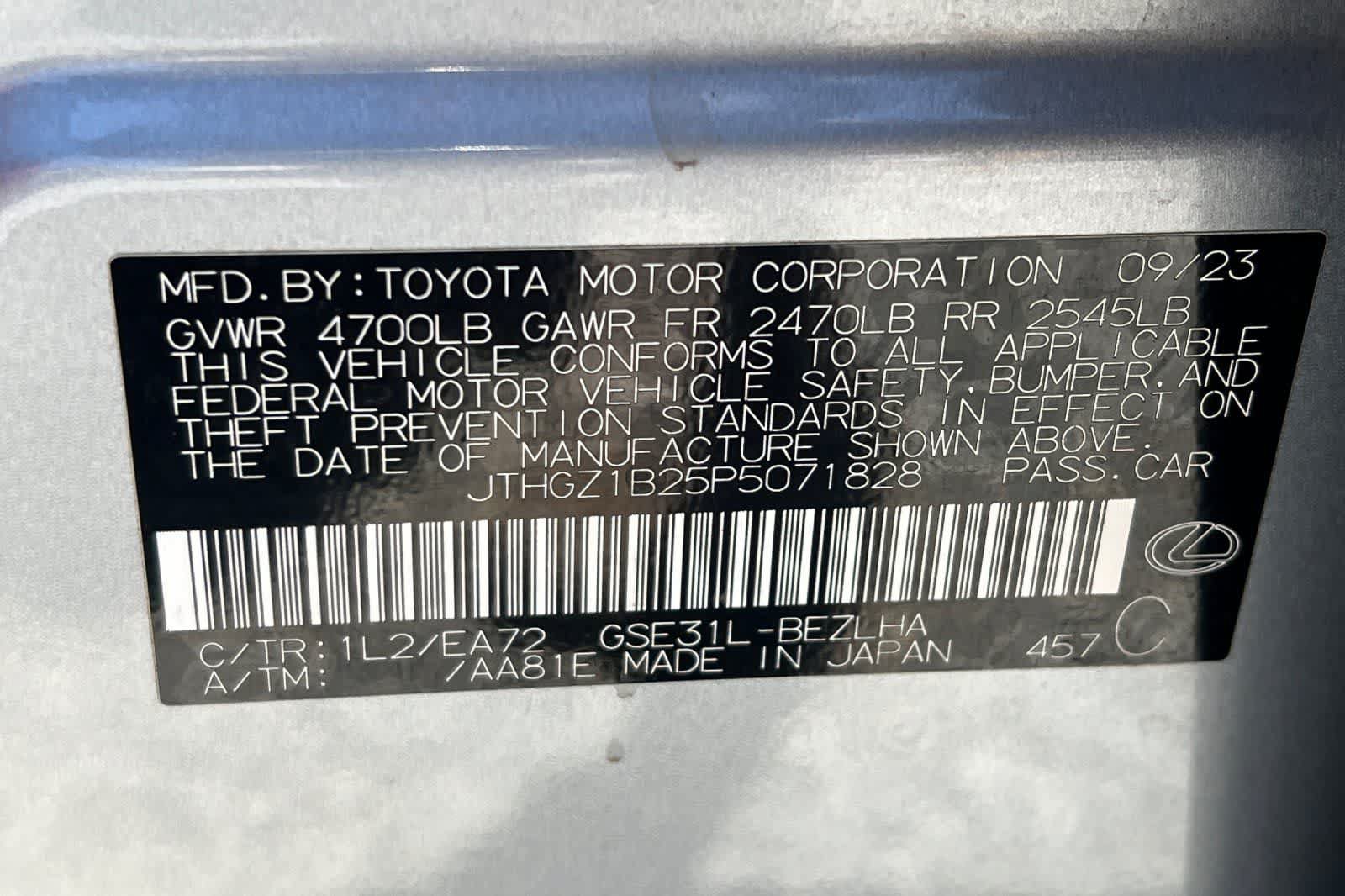 Used 2023 Lexus IS 350 F Sport w/ Navigation Package RWD image 38