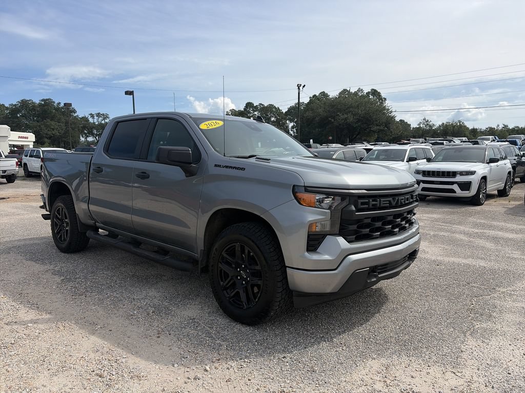 Used 2026 Chevrolet Silverado 1500 Custom w/ Turbomax Blackout Package AWD/4WD image 8
