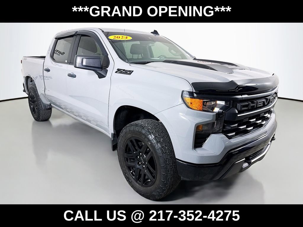 Used 2024 Chevrolet Silverado 1500 Custom Trail Boss w/ Dark Appearance Package