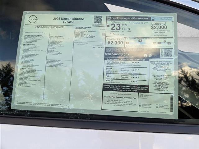 New 2026 Nissan Murano SL image 16
