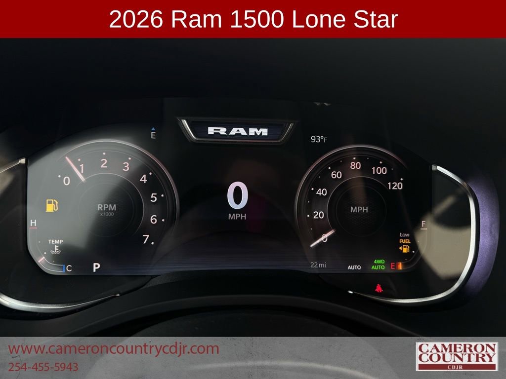 New 2026 RAM 1500 Lone Star AWD/4WD image 9