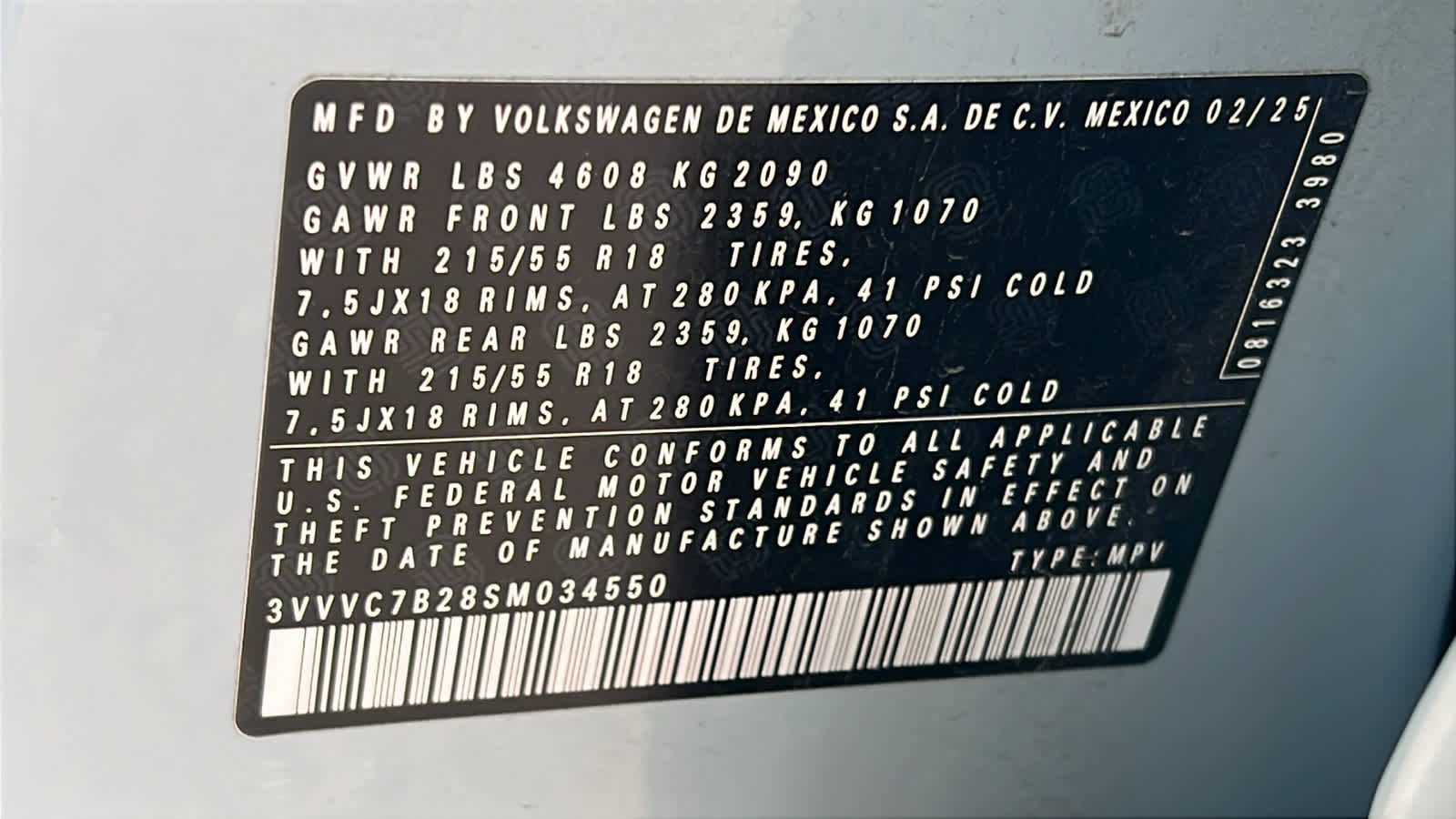 Used 2025 Volkswagen Taos SE w/ Panoramic Sunroof Package image 30