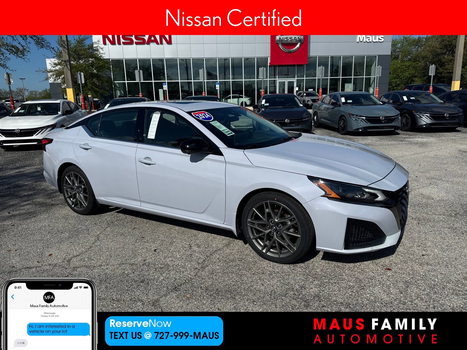 Certified 2024 Nissan Altima 2.0 SR image 1