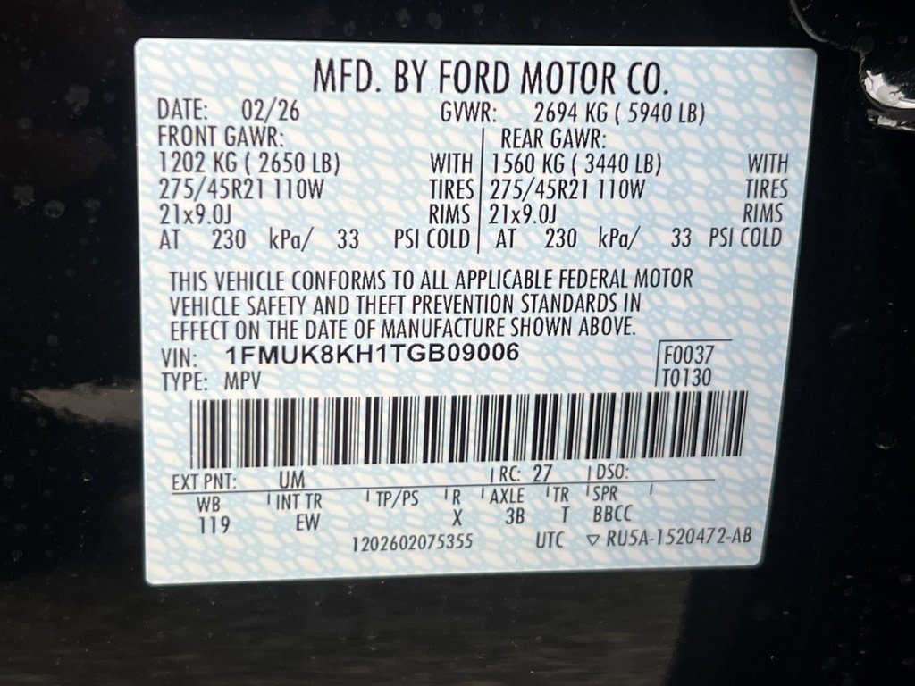 New 2026 Ford Explorer ST-Line w/ ST-Line Street Pack AWD/4WD image 23