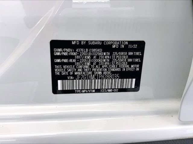 Used 2023 Subaru Crosstrek 2.5i Limited w/ Moonroof Package image 34