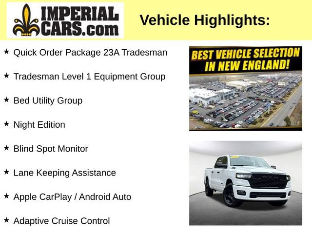 Used 2025 RAM 1500 Tradesman w/ Night Edition image 7