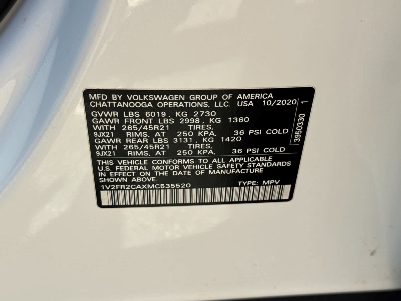 Used 2021 Volkswagen Atlas SEL Premium AWD/4WD image 28