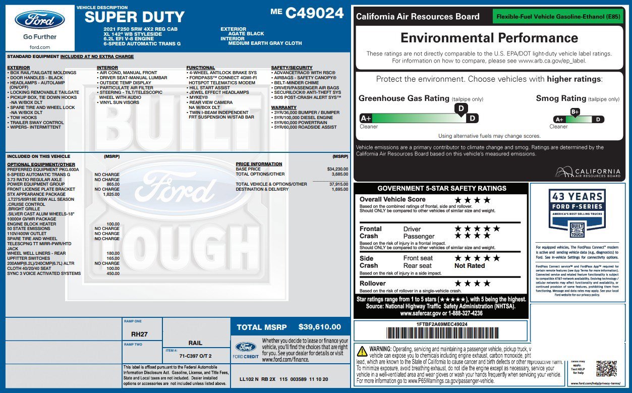 Used 2021 Ford F250 XL w/ STX Appearance Package image 7