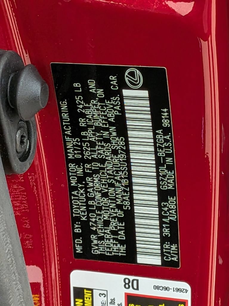 Certified 2025 Lexus ES 350 w/ Accessory Package (Z2) FWD image 38
