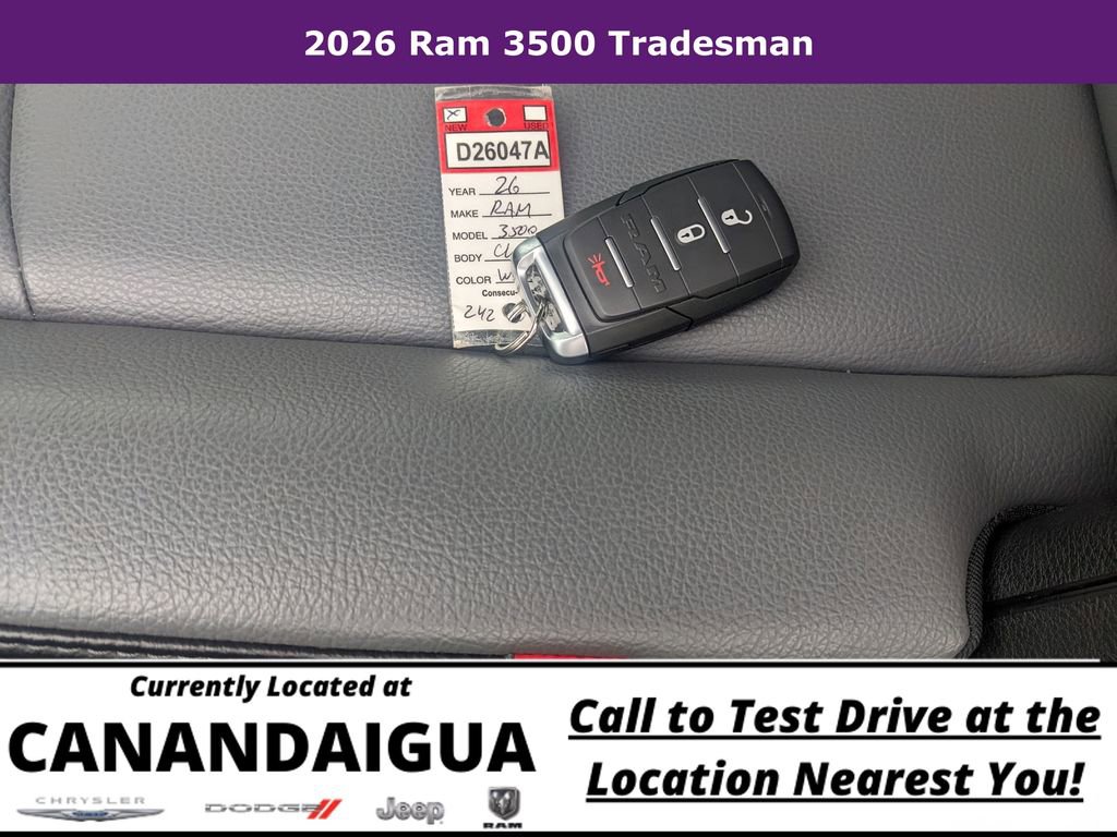 New 2026 RAM 3500 Tradesman w/ Chrome Appearance Group A AWD/4WD image 32