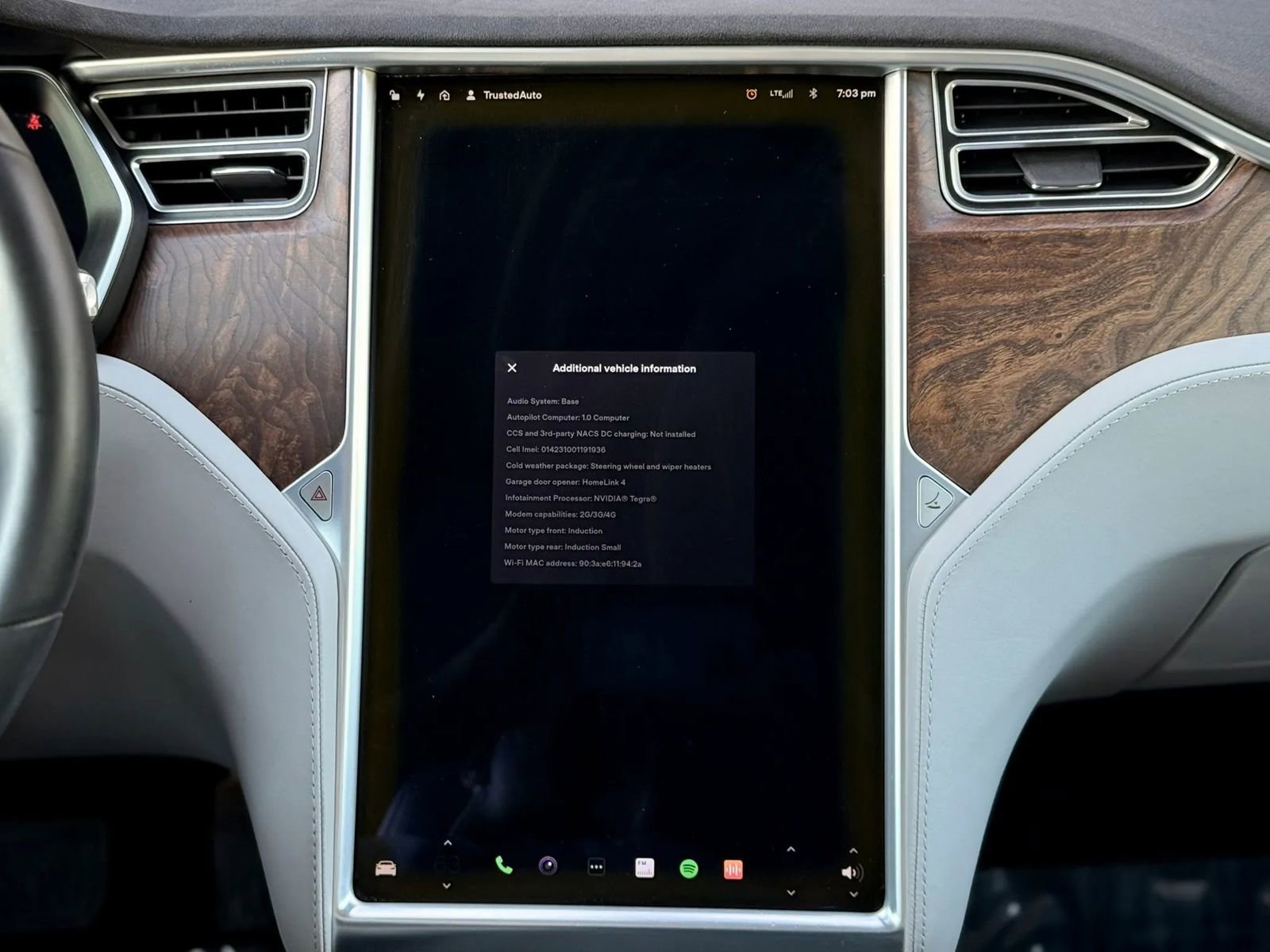 Used 2016 Tesla Model S 70D AWD/4WD image 16