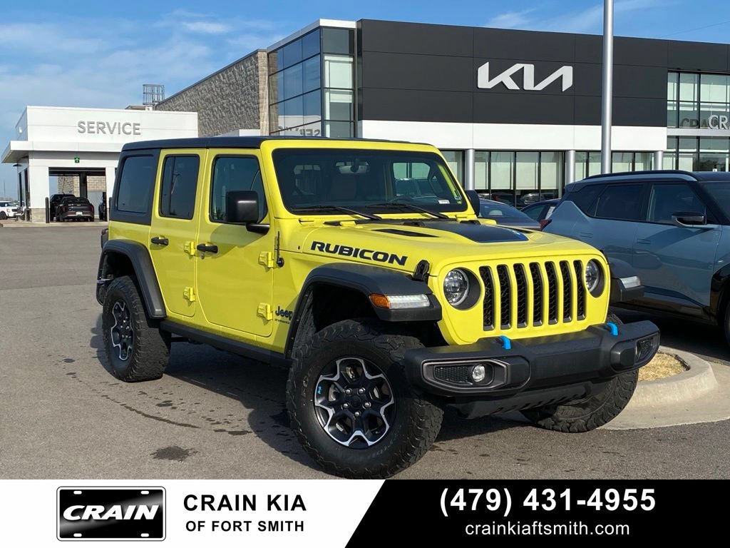 Used 2023 Jeep Wrangler Unlimited Rubicon 4xe AWD/4WD image 1