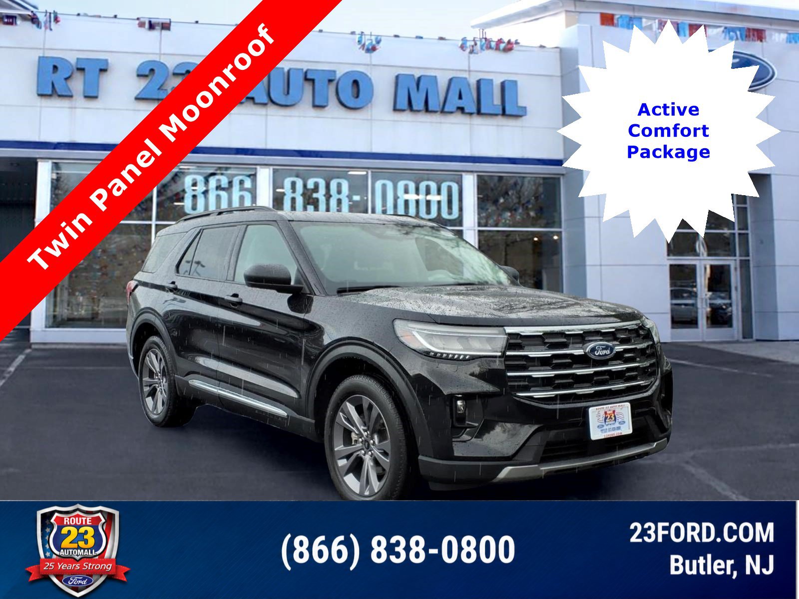 Certified 2025 Ford Explorer Active w/ Active Comfort Package