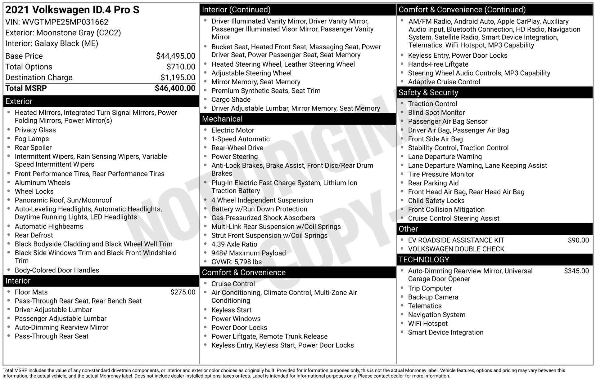 Used 2021 Volkswagen ID.4 Pro S image 3