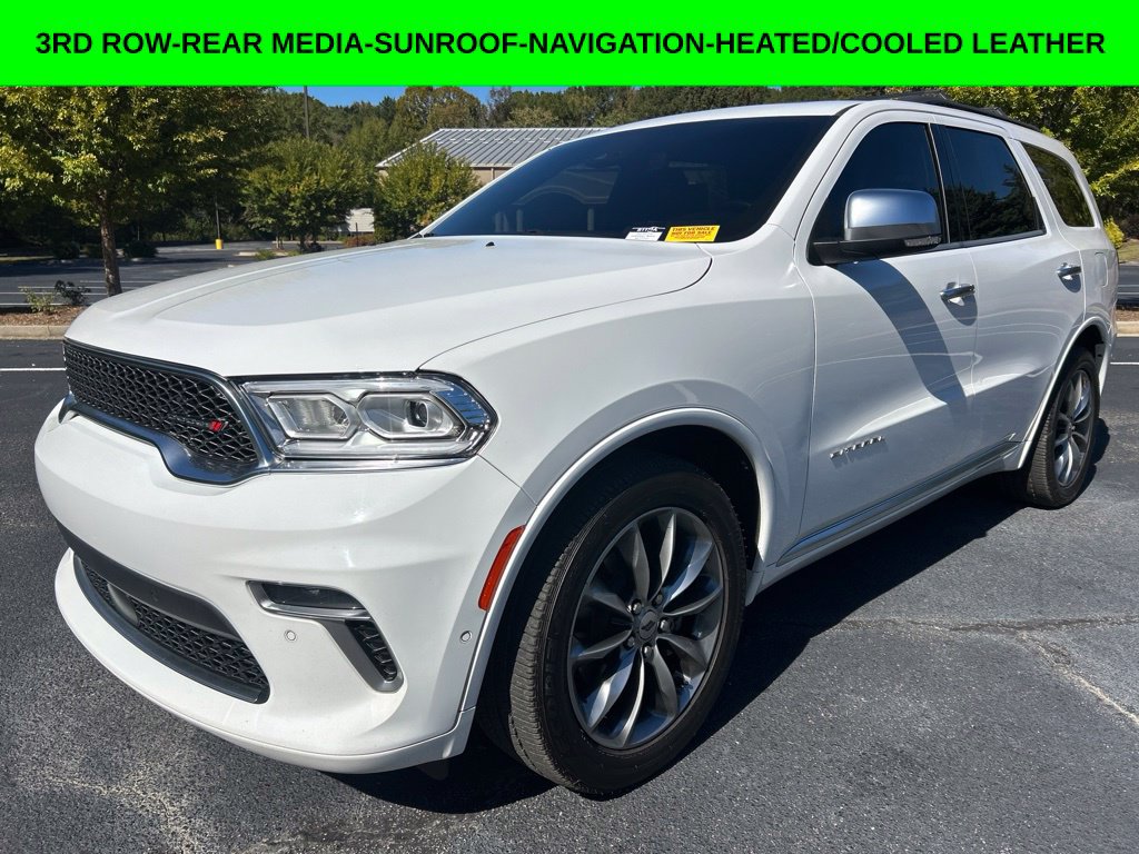 Used 2021 Dodge Durango Citadel w/ Premium Entertainment Group RWD image 1