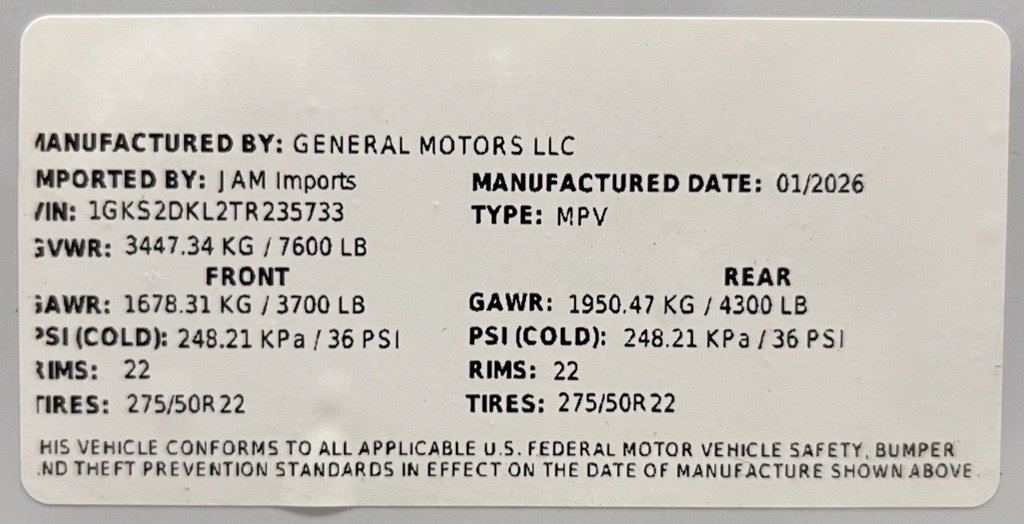 Used 2026 GMC Yukon Denali w/ Sun & Power Step Package AWD/4WD image 62