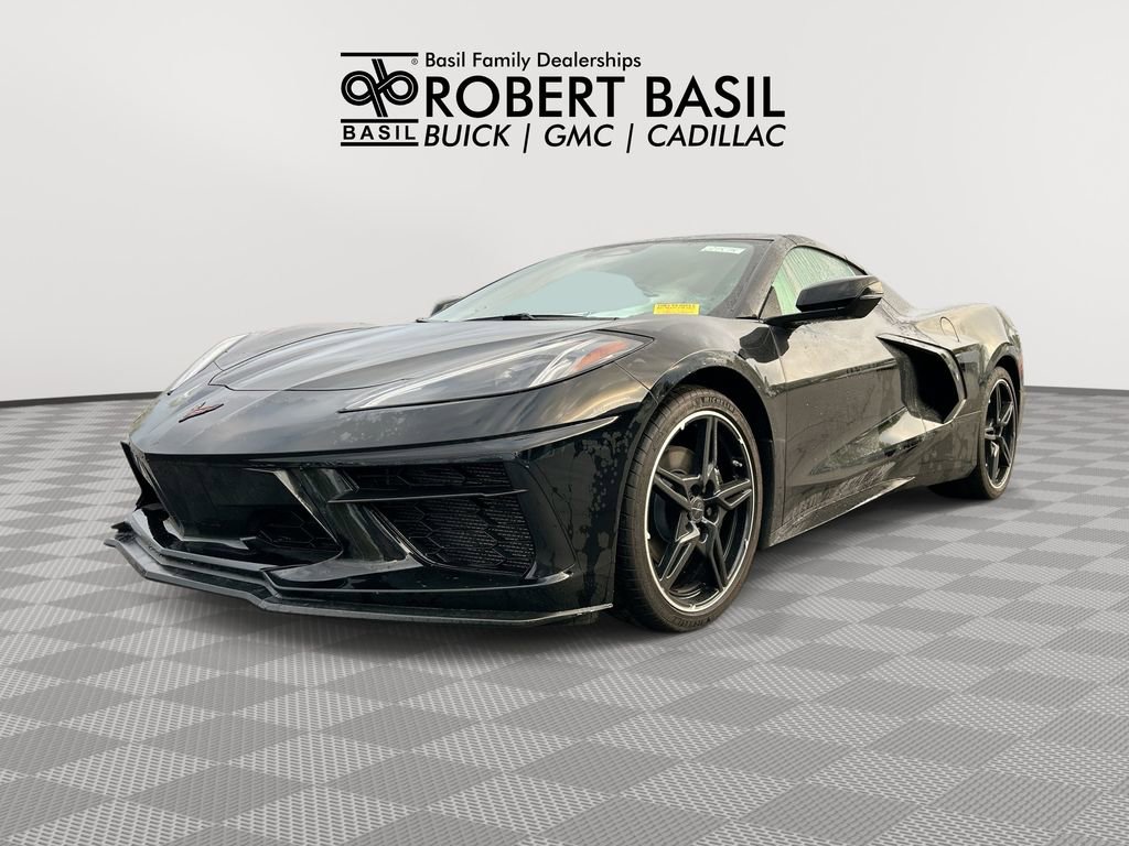 Used 2024 Chevrolet Corvette Stingray Coupe w/ Body-Color Dual Roof Package RWD image 1