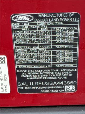 Certified 2025 Land Rover Range Rover Sport Dynamic SE image 24