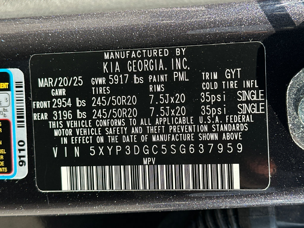 Certified 2025 Kia Telluride EX w/ EX Captain's Chair Package AWD/4WD image 36