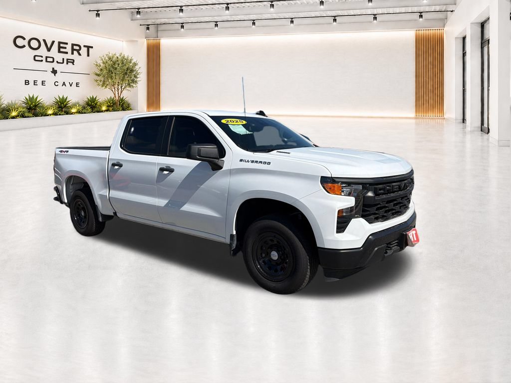 Used 2025 Chevrolet Silverado 1500 W/T w/ LPO, Dark Essentials Package AWD/4WD video 1
