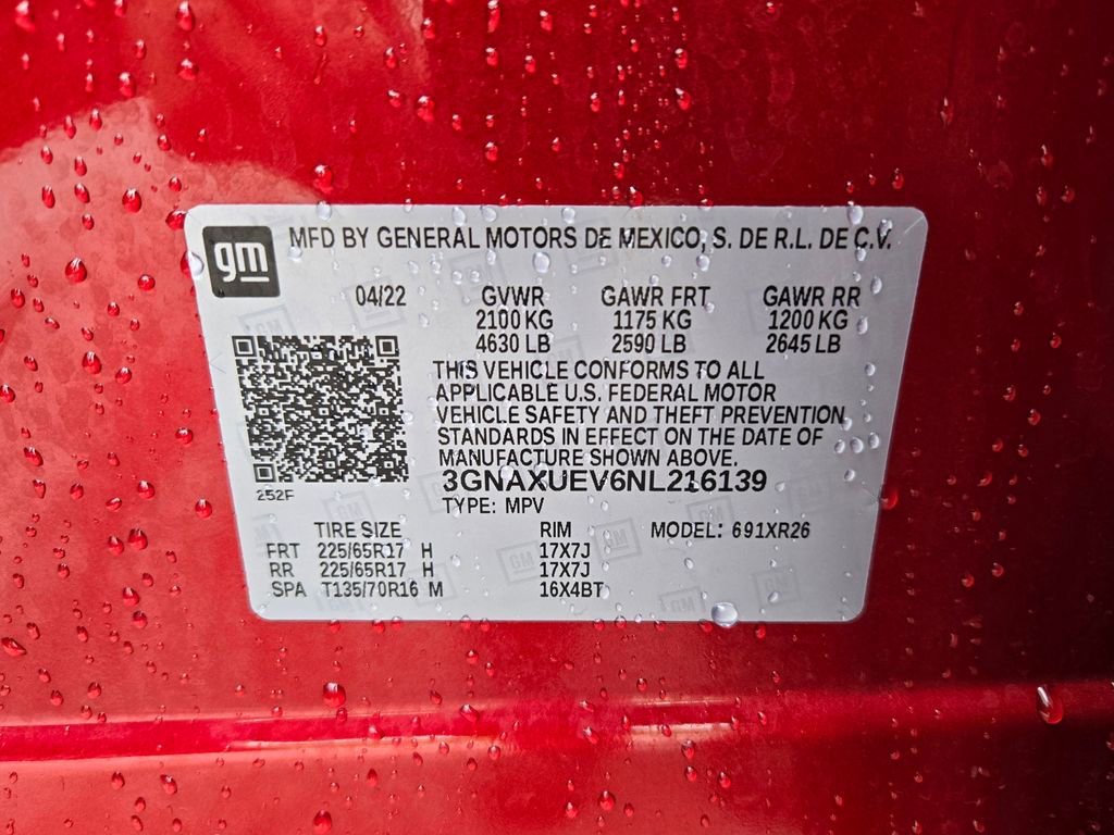 Used 2022 Chevrolet Equinox LT AWD/4WD image 30