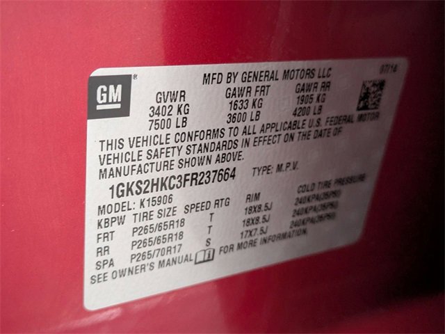 Used 2015 GMC Yukon XL SLT image 37