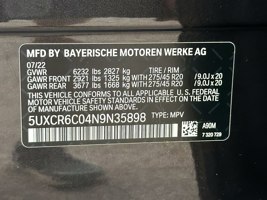 Used 2022 BMW X5 xDrive40i w/ Premium Package AWD/4WD image 35