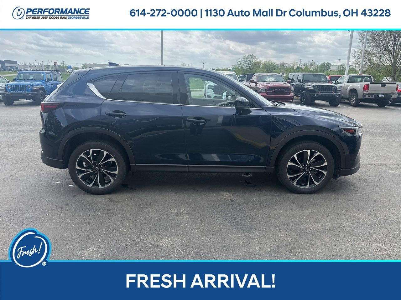 Used 2023 MAZDA CX-5 AWD 2.5 S w/ Premium Package image 3