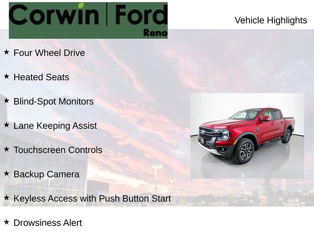 Used 2025 Ford Ranger Lariat w/ Advanced Towing Package AWD/4WD image 6