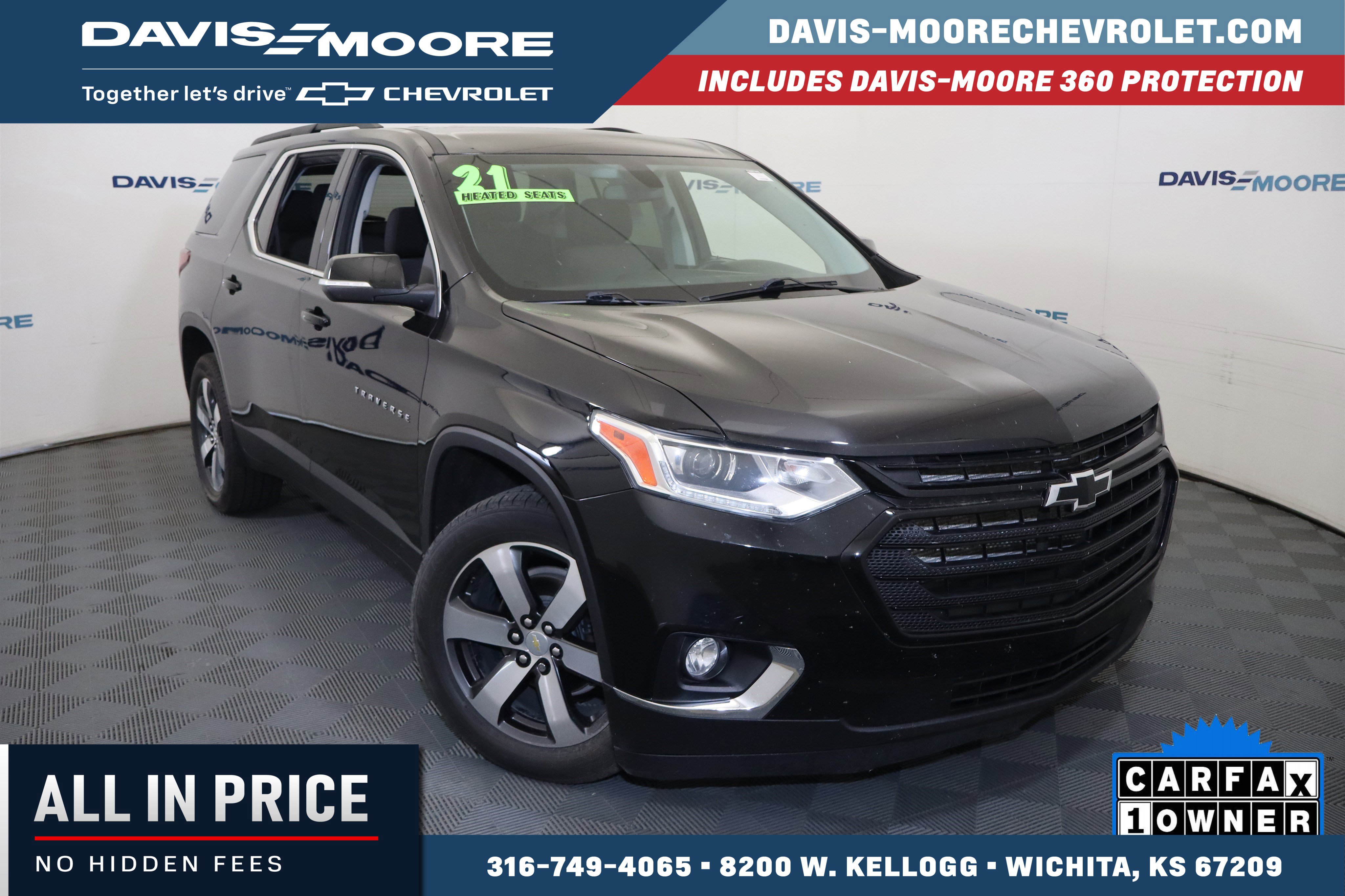 Used 2021 Chevrolet Traverse LT