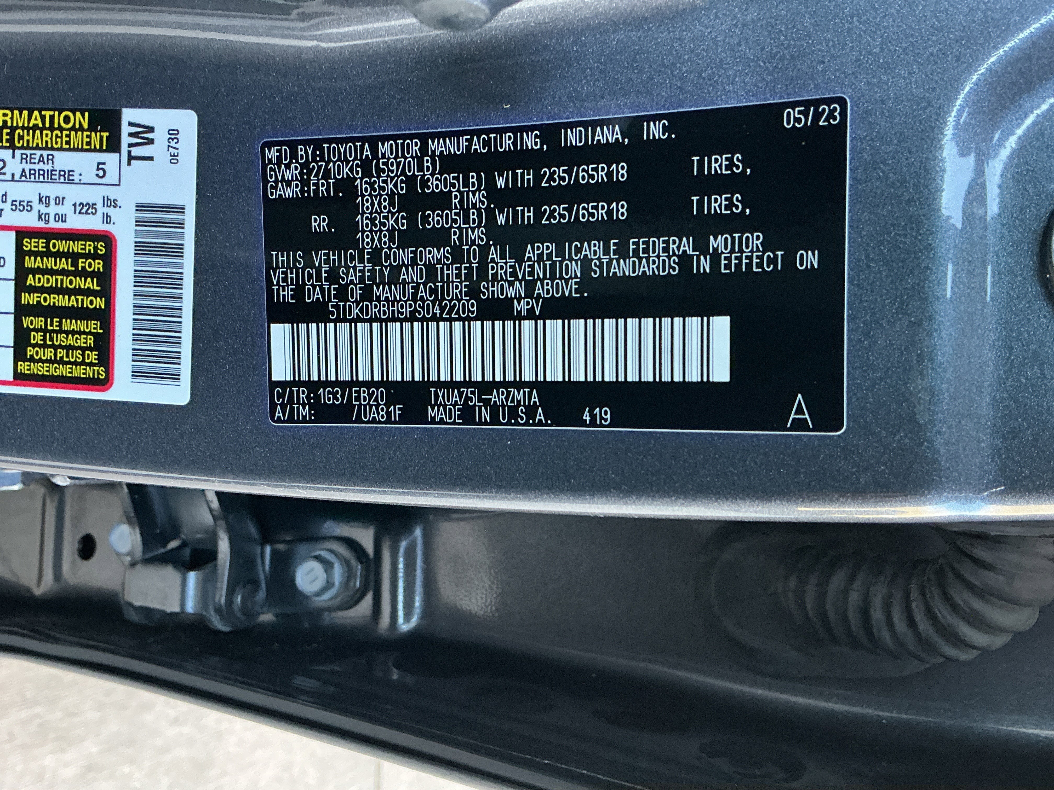 Used 2023 Toyota Highlander XLE image 25